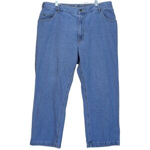 Vintage Duke Haband Relaxed Fit Jeans Elastic Waistband Blue Denim Men's 36‎